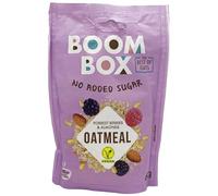 BOOM BOX Farina d'avena in gusti deliziosi - Una delizia per la colazione (Berry/Almond - 60g) - 20 pezzi in una confezione