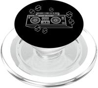 Boom Box Ghetto Blaster anni '70 '80 '90 Y2K Dollar PopSockets PopGrip per MagSafe