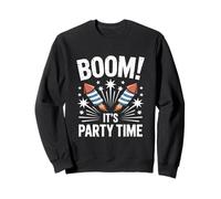 Boom It's Party Time Capodanno Felpa