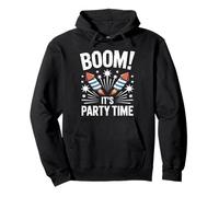 Boom It's Party Time Capodanno Felpa con Cappuccio