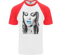 Boom Lolly Pop Chick Maglietta Baseball S/S Da Uomo