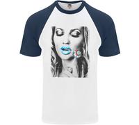 Boom Lolly Pop Chick Maglietta Baseball S/S Da Uomo