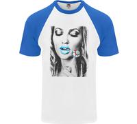 Boom Lolly Pop Chick Maglietta Baseball S/S Da Uomo