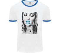 Boom Lolly Pop Chick Uomo Ringer T-Shirt