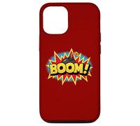Boom Pop Art Esplosione Retrò Comico Supereroe Suono Parola Vibe Custodia per iPhone 12/12 Pro