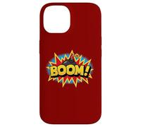 Boom Pop Art Esplosione Retrò Comico Supereroe Suono Parola Vibe Custodia per iPhone 14
