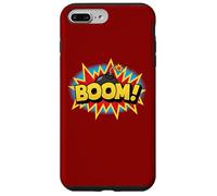 Boom Pop Art Esplosione Retrò Comico Supereroe Suono Parola Vibe Custodia per iPhone 7 Plus/8 Plus