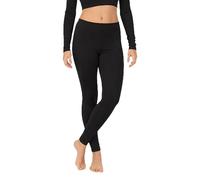 BOOM Prime Collant da Ginnastica per Ragazze in Lycra da Danza Lucida Senza Piede Leggings Elasticizzati per Bambini (Nero, 7-8 Anni)