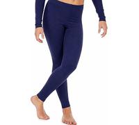 BOOM Prime Leggings da Ginnastica per Ragazze Collant da Danza Classica Senza Piede Elasticizzati per Bambini PE Danza Sportivi Leggings Atletici (Blu Navy, 7-8 Anni)