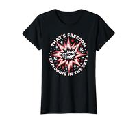 Boom! Questa è la libertà Che esplode nel Cielo Maglietta, Donna, Nero, M