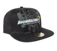 Boom Racing BREVENT010 Cappello Snapback Classico Nero