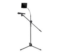 Boom Stand 2-in-1 Floor Tripod with Adjustable Height and Rotating Support
