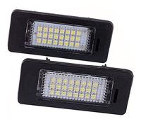 Boomboost 2PCS Luci Targa a LED SMD3528 6000K 24SMD Luce Targa per Audi A4 S4 A5 S5 Q5 TT TT-RS per VW Passat 5D R36 163