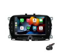 Boomboost Android 11 Autoradio for Fiat 500 2016-2019, 7 Pollici 2 DIN Touch Screen With Wireless CarPlayer, Bluetooth, FM, WiFi, GPS, Mirror Link and DVR