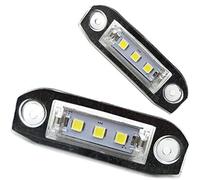 Boomboost Luce Targa a LED Bianca Canbus 2PCS per S80 XC90 S40 V60 XC60 S60 C70 V50 XC70 V70 Lampada Numero Car-Styling