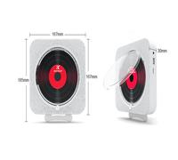 Boombox audio domestico, lettore CD portatile con altoparlante Hi-Fi Bluetooth, supporta i formati CD, CD-R, CD-RW, MP3, WMA, lettore CD da parete e