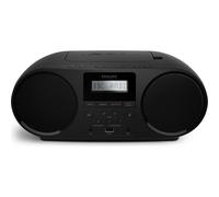 Philips TAZ6000 Lettore CD tutto in uno con radio DAB+/ FM, Bluetooth 5.4, USB, Alimentazione batteria/CA, Bassi dinamici, Materiali riciclati e presa per le cuffie da 3,5mm