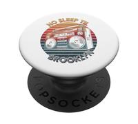 Boombox retrò No Sleep Til Brooklyn PopSockets PopGrip Adesivo