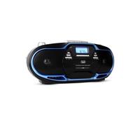 Boombox - TREVI - CMP 574 - Lettore CD, USB, Radio - Nero e blu