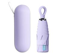 BoomCelocity Mini Ombrello Compatto Antivento - Struttura a 6 Stecche con Protezione UV, Ombrello da Viaggio Portatile e Tascabile Unisex