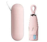 BoomCelocity Mini Ombrello Compatto Antivento - Struttura a 6 Stecche con Protezione UV, Ombrello da Viaggio Portatile e Tascabile Unisex