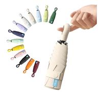 BoomCelocity Ombrello Mini Compatto Tascabile - Anti UV per Pioggia e Sole, Ombrello da Viaggio Portatile, Piccolo Impermeabile per Donna Unisex