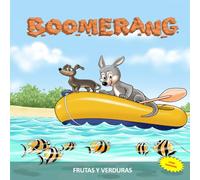 BOOMERANG FRUTAS Y VERDURAS - CHINO MANDARÍN: Aprendizaje de 25 palabras ideal para niños de 6 a 10 años