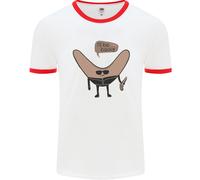 Boomerang Tornerò Indietro Divertente Parodia Film Uomo Ringer T-Shirt