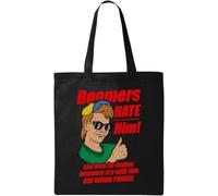 Boomers Hate Him See How He Makes Boomer Cry OK Boomer Boomer Borsa in cotone ecologico naturale nero, Nero , Taglia unica