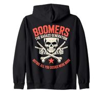 Boomers La generazione tosta prima che Sissies nascessero Skull Felpa con Cappuccio