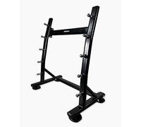 BOOMFIT Soporte para Recta Montada, Supporto per Barra Dritta Montato Unisex-Adulto, Black, One Size