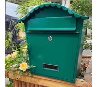 BOOMLATU Cassetta postale moderna per cassetta postale in stile semplice che blocca cassette postali per montaggio a parete esterna o interna