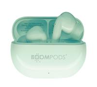 Boompods, Auricolari TWS Bluetooth 5.3 Extra Bass modello EchoBuds, Verde menta