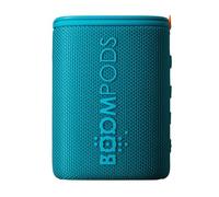 Boompods Beachboom Cassa Bluetooth Portatile - Altoparlante Impermeabile IPX7, Diffusore Audio con 5 Ore di Autonomia e Pulsante Selfie, Plastica Riciclata, Mini Speaker per Doccia e Viaggi, Blu