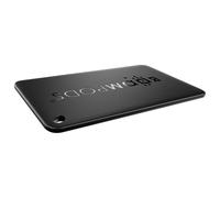 Boompods Boomcard Recharge Universal Grey - Portafoglio ricaricabile per carte e aircard finder per Apple Find My e Android - Impermeabile IPX5, plastica oceanica, formato carta di credito con foro