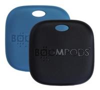 BOOMPODS Boomtag Rechargeable Duo Pack Blue & Black Bluetooth TARRE2
