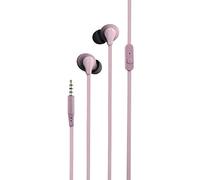 Boompods - Cuffie con cavo da 3,5 mm, perfette per correre, cablate per il miglior suono nelle cuffie, per allenarsi e giocare a sport mentre godete la vostra musica (rosa)