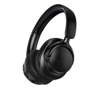 Boompods Headpods ANC+ Cuffie Bluetooth Over Ear - Auricolari Bluetooth con Microfono, Cancellazione Attiva del Rumore, 55 Ore di Autonomia, Cuffie Pieghevoli con Custodia da Viaggio, Nero