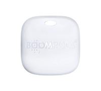 Boompods, Inseguitore di oggetti Bluetooth ricaricabile Boomtag, Bianco