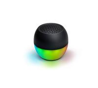 Boompods Soundflare Tide Cassa Bluetooth Portatile - Speaker Bluetooth Impermeabile IPX6 con Luci LED Sincronizzate, 5 Ore di Autonomia, Plastica Oceanica Riciclata, per Doccia e Viaggiare, Nero