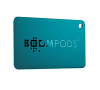 Boompods, Traceur Bluetooth Rechargeableformato carta per portafoglio, Blu