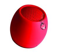Boompods Zero Cassa con Microfono Portatile Bluetooth - Mini Altoparlante Impermeabile IPX6, 5 Ore di Autonomia, Ricarica Wireless, Funzione Selfie per Doccia, Esterni e Viaggiare, Rosso