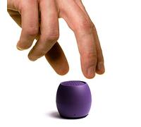 Boompods Zero Cassa con Microfono Portatile Bluetooth - Mini Altoparlante Impermeabile IPX6, 5 Ore di Autonomia, Ricarica Wireless, Funzione Selfie per Doccia, Esterni e Viaggiare, Viola