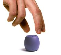 Boompods Zero Cassa con Microfono Portatile Bluetooth - Mini Altoparlante Impermeabile IPX6, 5 Ore di Autonomia, Ricarica Wireless, Funzione Selfie per Doccia, Esterni e Viaggiare, Very Peri