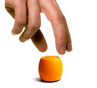 Boompods Zero Cassa con Microfono Portatile Bluetooth - Mini Altoparlante Impermeabile IPX6, 5 Ore di Autonomia, Ricarica Wireless, Funzione Selfie per Doccia, Esterni e Viaggiare, Arancione