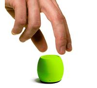 Boompods Zero Cassa con Microfono Portatile Bluetooth - Mini Altoparlante Impermeabile IPX6, 5 Ore di Autonomia, Ricarica Wireless, Funzione Selfie per Doccia, Esterni e Viaggiare, Verde lime