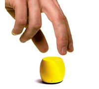 Boompods Zero Cassa con Microfono Portatile Bluetooth - Mini Altoparlante Impermeabile IPX6, 5 Ore di Autonomia, Ricarica Wireless, Funzione Selfie per Doccia, Esterni e Viaggiare, Giallo
