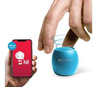Boompods Zero Talk Mini Altoparlante Bluetooth Portatile con Alexa - Cassa Doccia Bluetooth Waterproof IPX6, 5 Ore di Autonomia, Controllo Vocale e Microfono Integrato, Blu