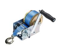 BOOMSTART Manuale Mano argano Cavo 1130Kgs 2500LBS con 10m Cinghia di Tessitura per Barca rimorchio Caravan Marine