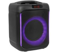 BoomTone DJ Cube 200 - Altoparlante karaoke portatile da 200 W con Bluetooth 5.0, luce LED integrata, lettore USB/SD, batteria ricaricabile al litio, ricarica USB-C, compatta e facile da trasportare.
